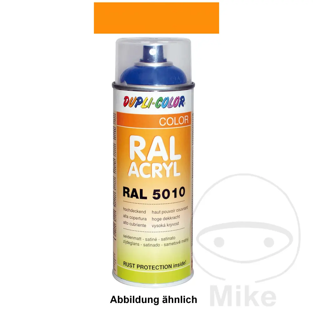 Bombe de peinture Dupli Color RAL 1028 400 ml acrylique brillant