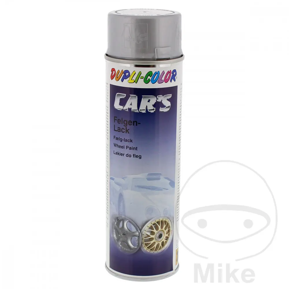 Bombe de peinture jantes voiture argent5 brillant Dupli-Color