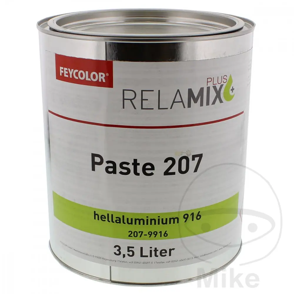 Pâte à pigment Feycolor BRIGHT ALUMINUM 207 916 3,5 litres