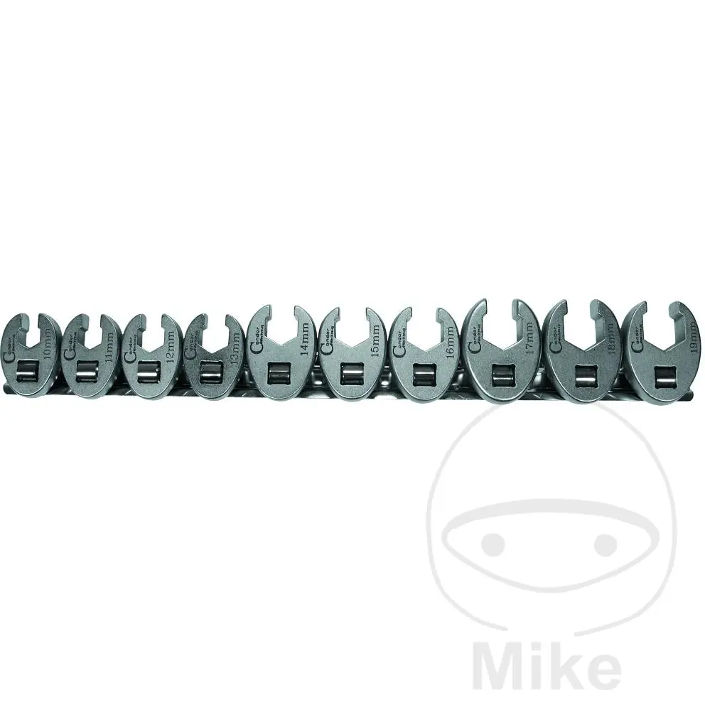 Clé à anneau ouverte 3/8 10 pièces 10-19 mm Condor Werkzeug