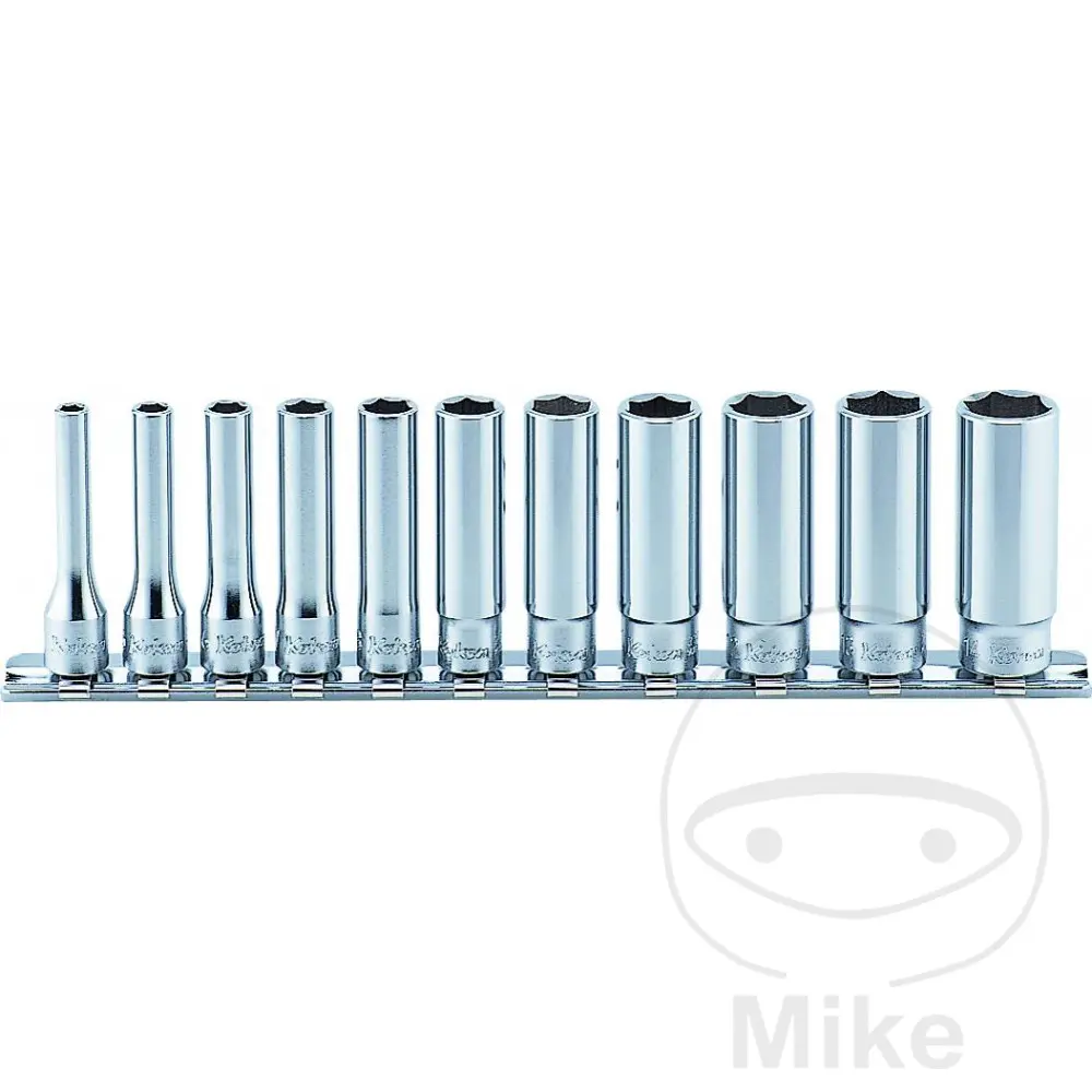 Nietmutter-Satz Hesse 1/4" 6-kant 11-teilig 50 mm