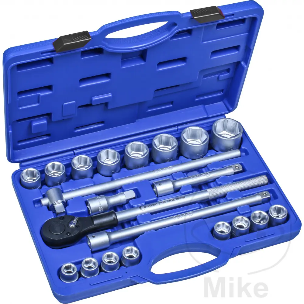 طقم مفتاح ربط 3/4 21 قطعة 19-50 مم Condor Werkzeug