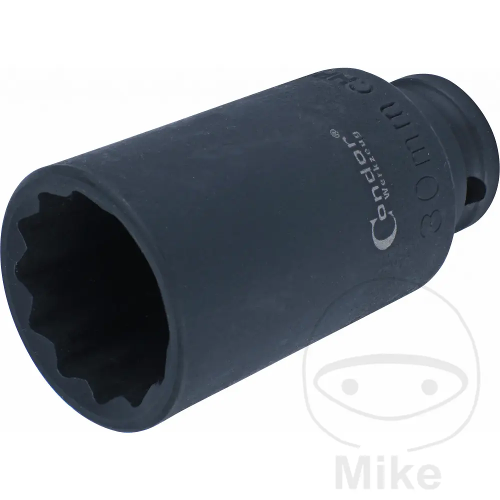 コンドール ヴェルクツォイク 12角 1/2インチ インパクトソケット 30 mm 長さ 85 mm