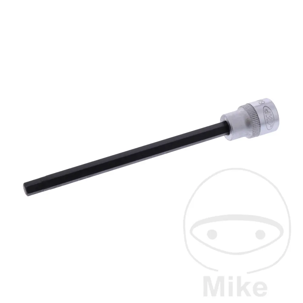Chave soquete sextavada JMP 3/8 6 mm comprimento 133 mm