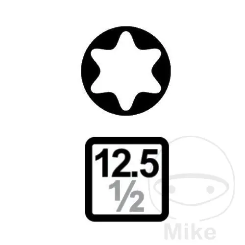 Jeu de douilles de puissance E-Torx 1/2 E10-E24 version longue Condor Werkzeug — vue 2