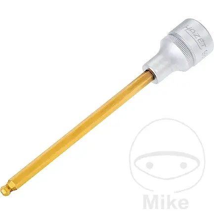 Douille hexagonale Hazet 1/2 5 mm avec rotule longueur 140 mm