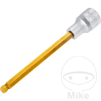 Hazet Sechskantnuss 1/2 8 mm mit Kugelgelenk Länge 140 mm