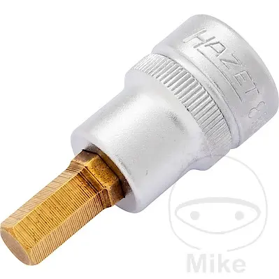 Hazet 3/8 7 mm Sechskant-Hohlmuttereinsatz Länge 43 mm