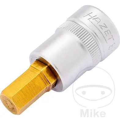 Douille à six pans creux Hazet 3/8 9 mm longueur 44 mm