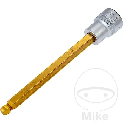 Allen raktas 3/8 7 mm Ilgis 116 mm su sferine galvute Hazet