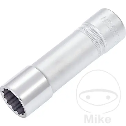Douille Hazet 12 pans 1/2 pouce 17 mm longueur 85 mm