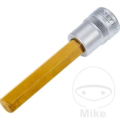 Hazet 3/8 10 mm 85 mm uzunluk Altıköşe Soket