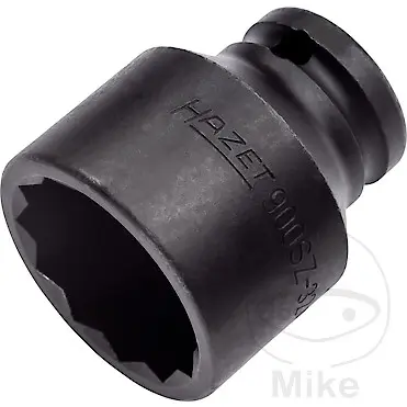 Hazet 1/2 انچ 12 پوائنٹ 32 mm لمبائی 50 mm شاک ساکٹ