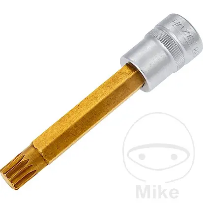 Insérer multi-denté 3/8 M10 Longueur 89 mm Hazet