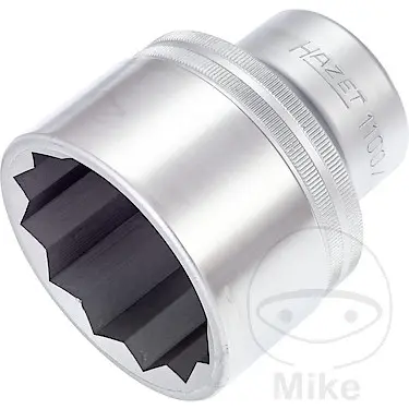 Hazet Nuss 12-Kant 1 Zoll 55 mm Länge 78 mm