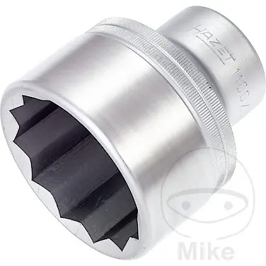 ソケット Hazet 12角 1インチ 長さ 83 mm