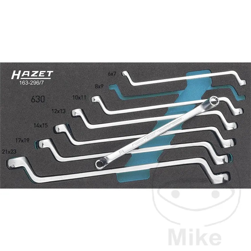 Jeu de clés mixtes 7 pièces Hazet dans insert