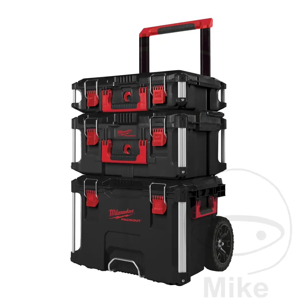 Milwaukee PACKOUT 三箱手推车