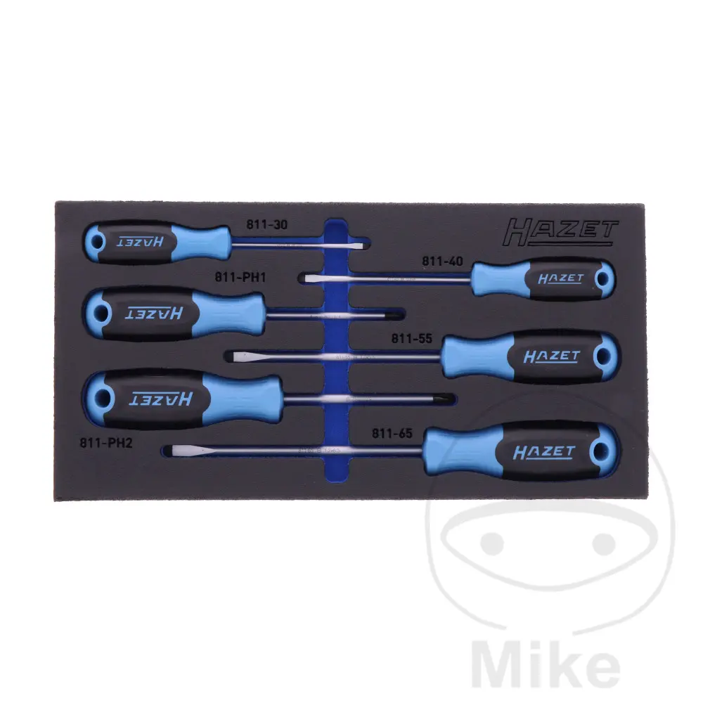 Hazet 6点セット ドライバー 引出しトレイ付き — 精密工具