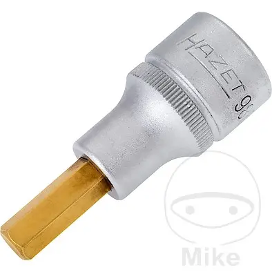 Douille hexagonale Hazet 1/2 8 mm longueur 60 mm