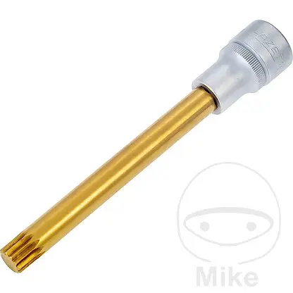 Embout de tournevis Hazet plusieurs dents 1/2 pouce M12 longueur 140 mm