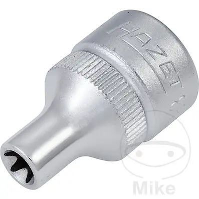 टॉर्क सॉकेट 3/8 E6 लंबाई 28 mm Hazet