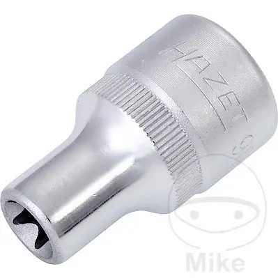 Hazet 1/2 tommers E10 Torx Sokkel 38 mm Lengde