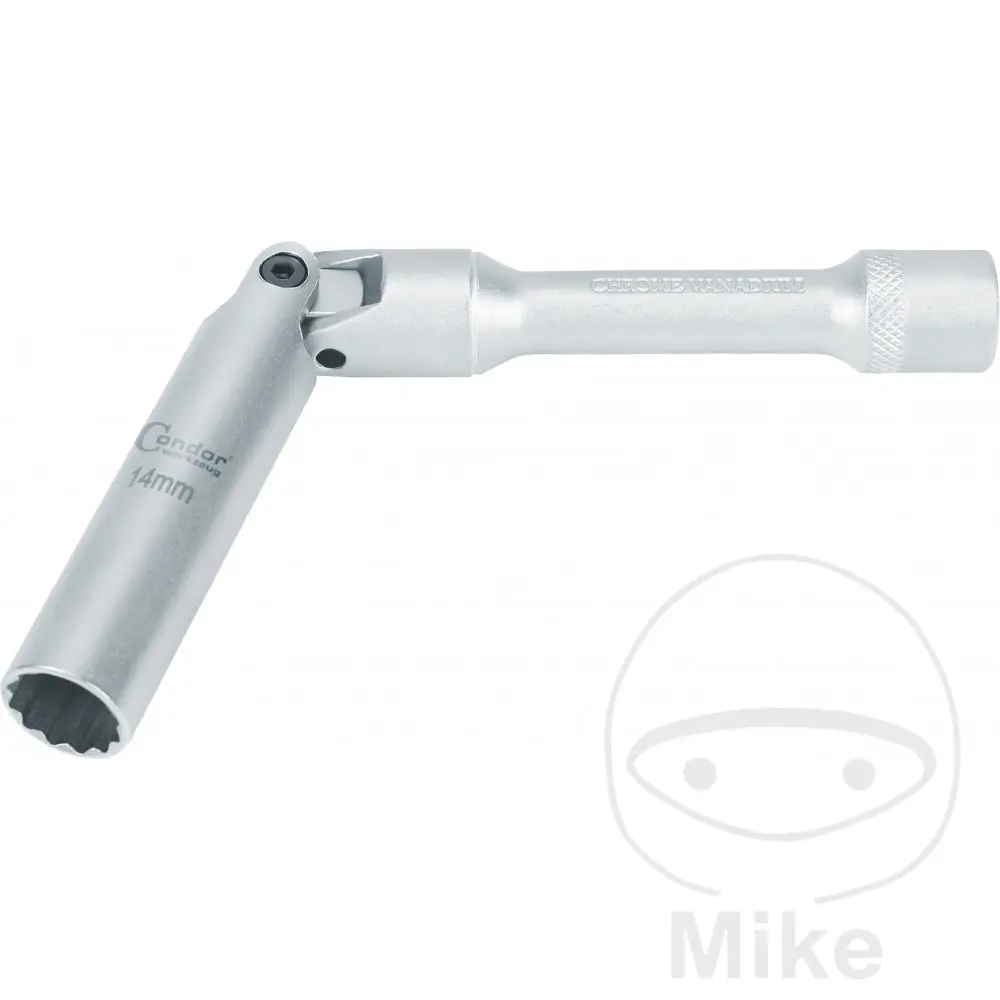 Douille pour bougie d'allumage Condor Werkzeug SW14 3/8 12 pans 180 mm