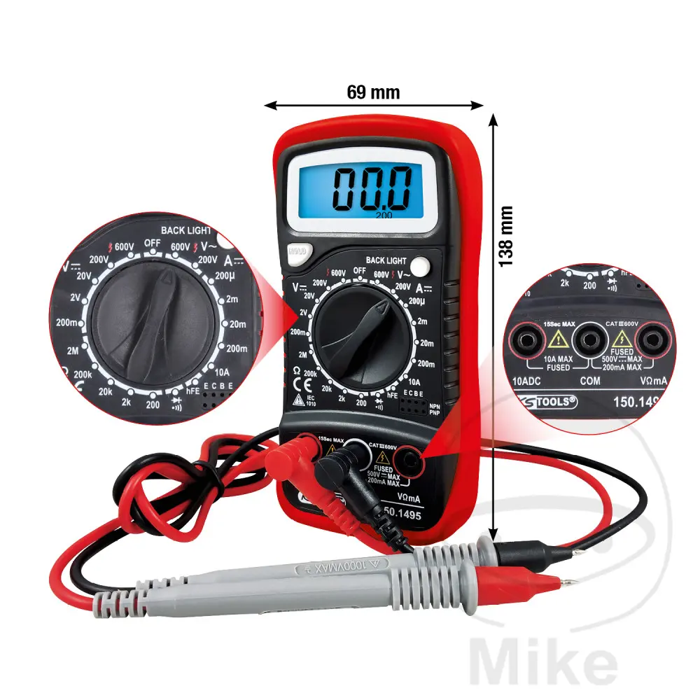 KS Tools Digitales Multimeter — Ansicht 2
