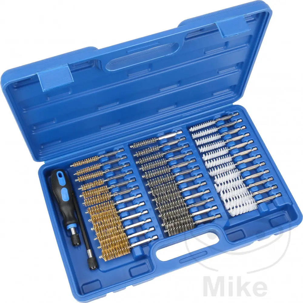 Conjunto de escovas 38 peças latão / aço / nylon Condor Werkzeug