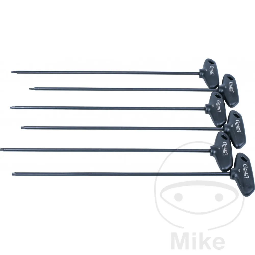 Jeu de tournevis Torx poignée en T T10-T30 6 pièces Condor Werkzeug