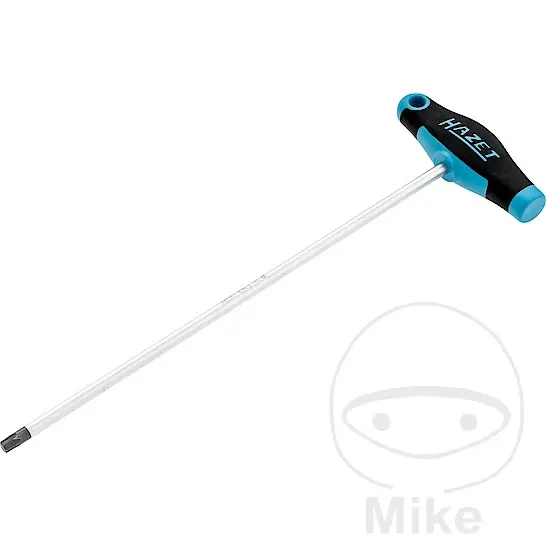 প্রিসিশন স্ক্রু ড্রাইভার Hazet T40 290 মিমি টি-হ্যান্ডেল সহ