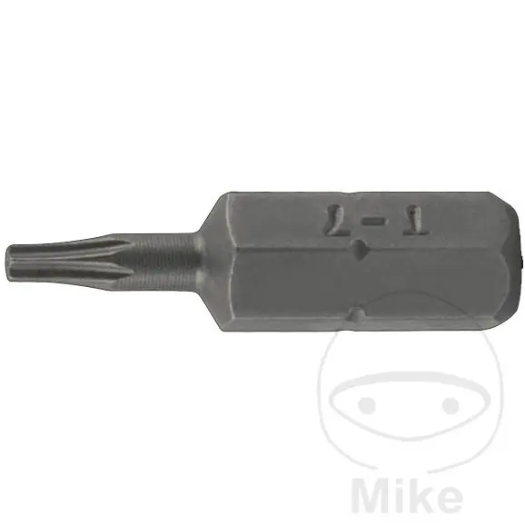 비트 Torx T7 홀 포함 길이 25MM 1/4 = 6,3 mm