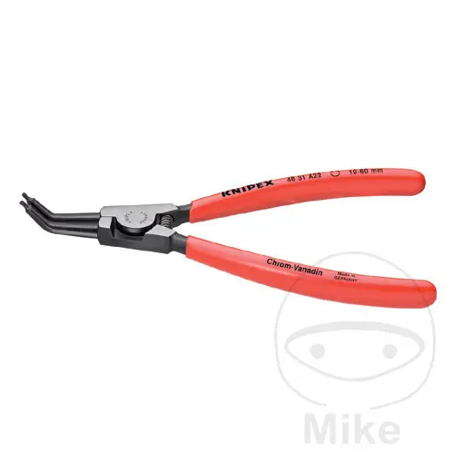 Gebogene Sicherungsringzange Knipex 45 A 19-60 mm