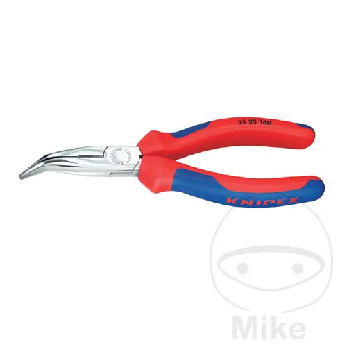 Pinza a becco tondo curvo 160 mm Knipex impugnatura Cromo 2K