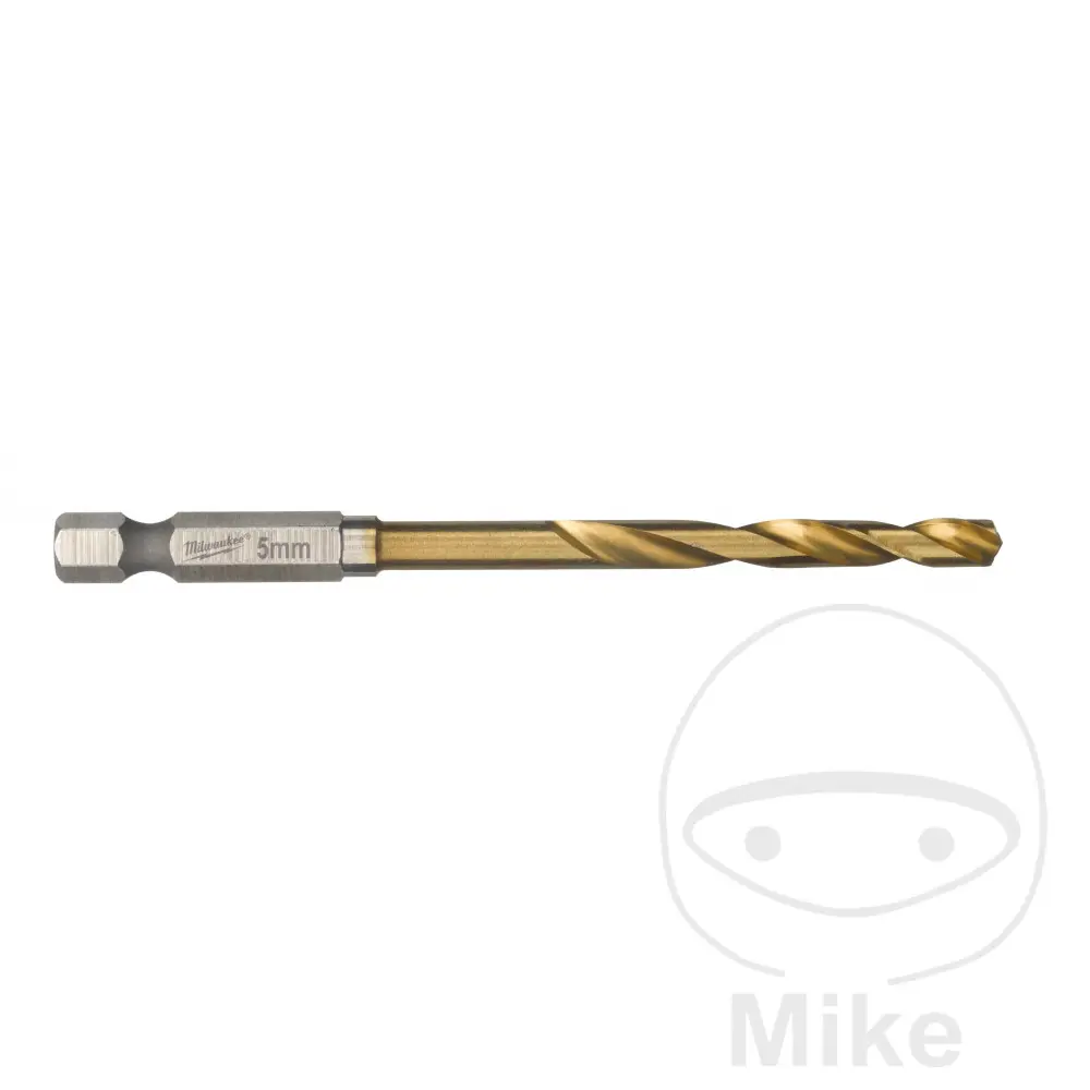 Milwaukee 1/4" 5.0mm HSS-G TIN Spiralbor