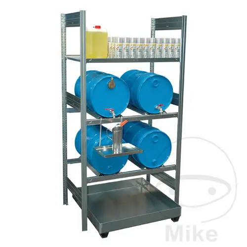 ریپڈ فاسریگل شیلف 4X60L وصولی پینل کے ساتھ