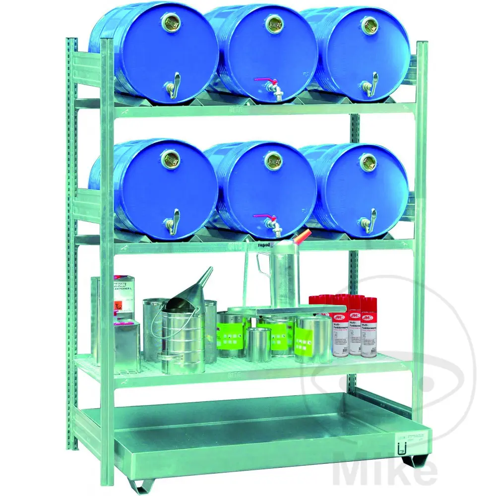Rapid Fassregal 6x60 Liter mit Auffangwanne