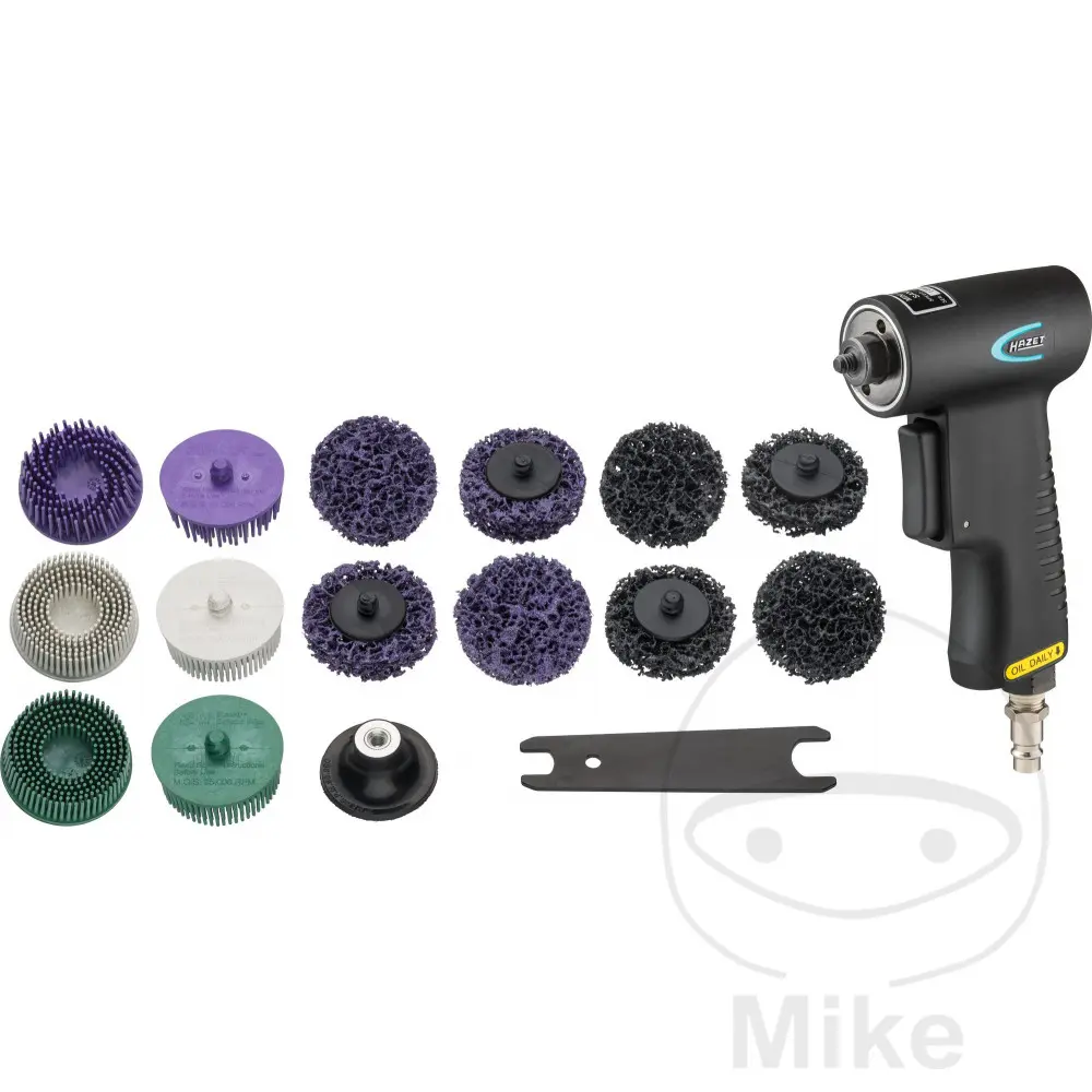 Jeu de brosses pneumatiques Hazet 9033-11/17