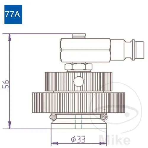 Stierius aansluitkap NR.77 A 03,9302 tot 0938,2
