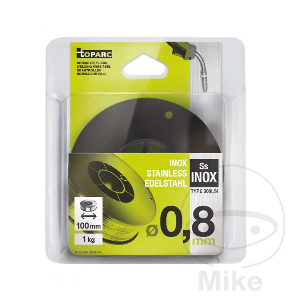 Bobine de fil plein acier inoxydable 0,8 mm 1 kg GYS