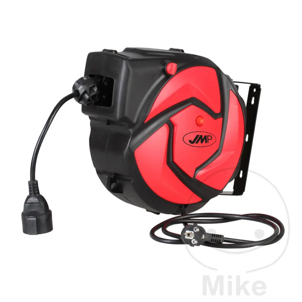 Enrouleur de câble 230V 10 mètres JMP 3 x 1,5 mm mâle + femelle
