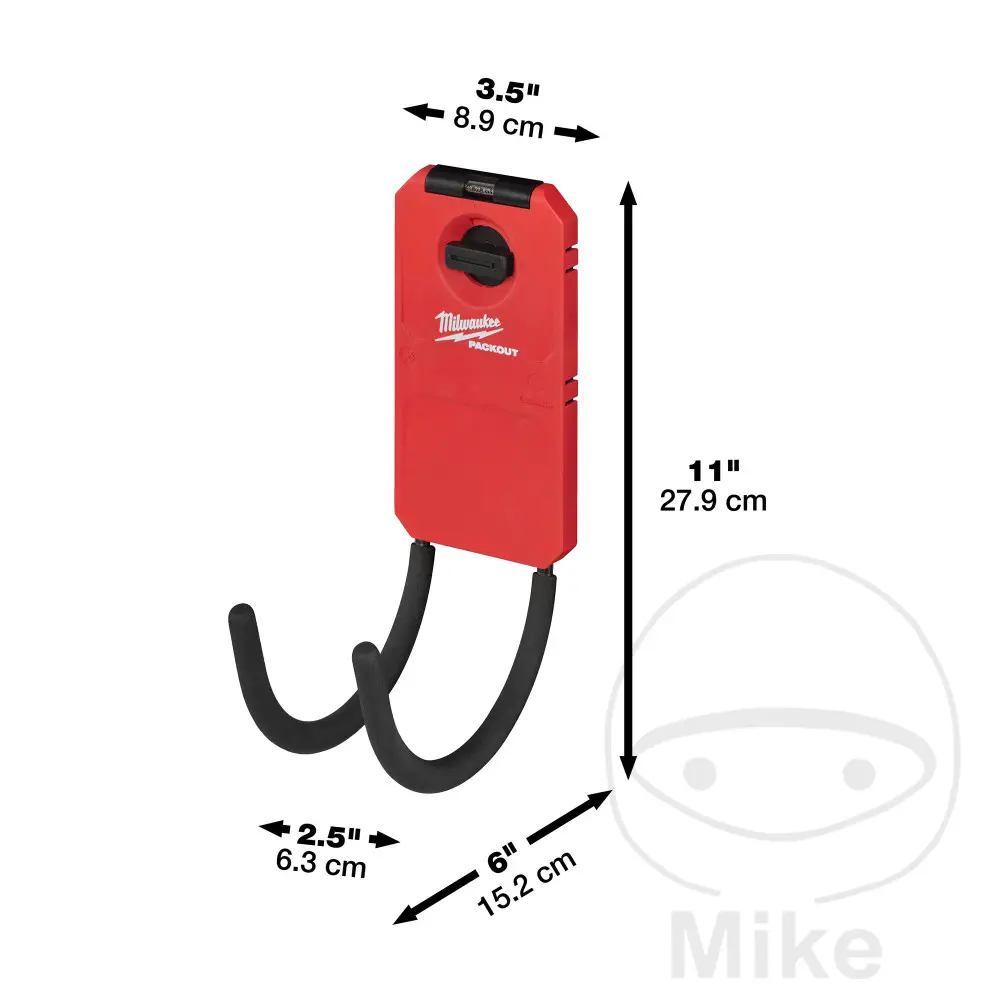 Gancio Packout curvo Milwaukee — vista 3