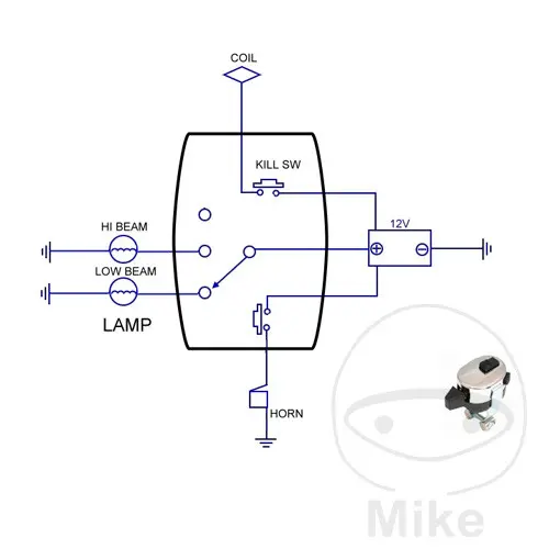 3-position switch + 2 button switches JMP — view 3