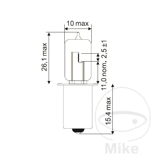 Lampe HS2 6V15W JMP PX13.5S