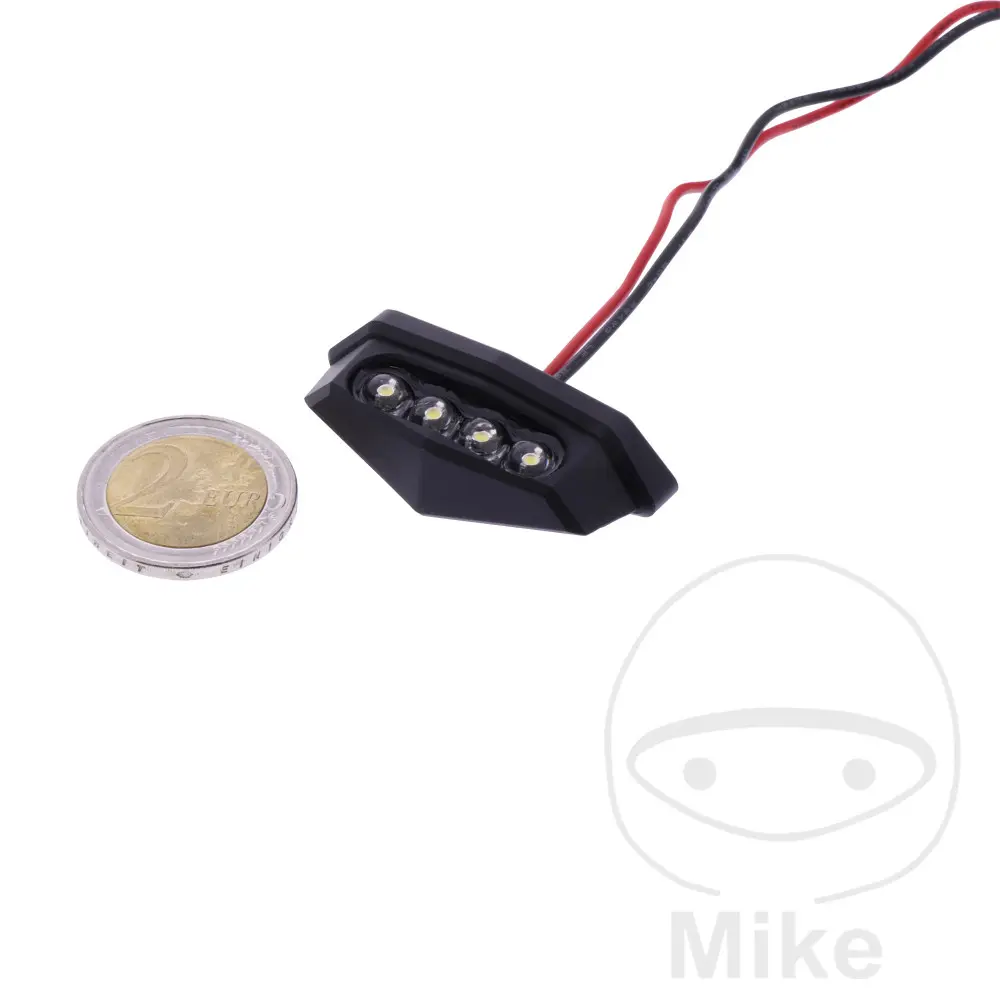 LED osvětlení registrační značky JMP černé — pohled 2