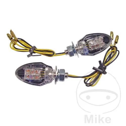 JMP MINI1 블랙 클리어 글래스 LED 방향 지시등