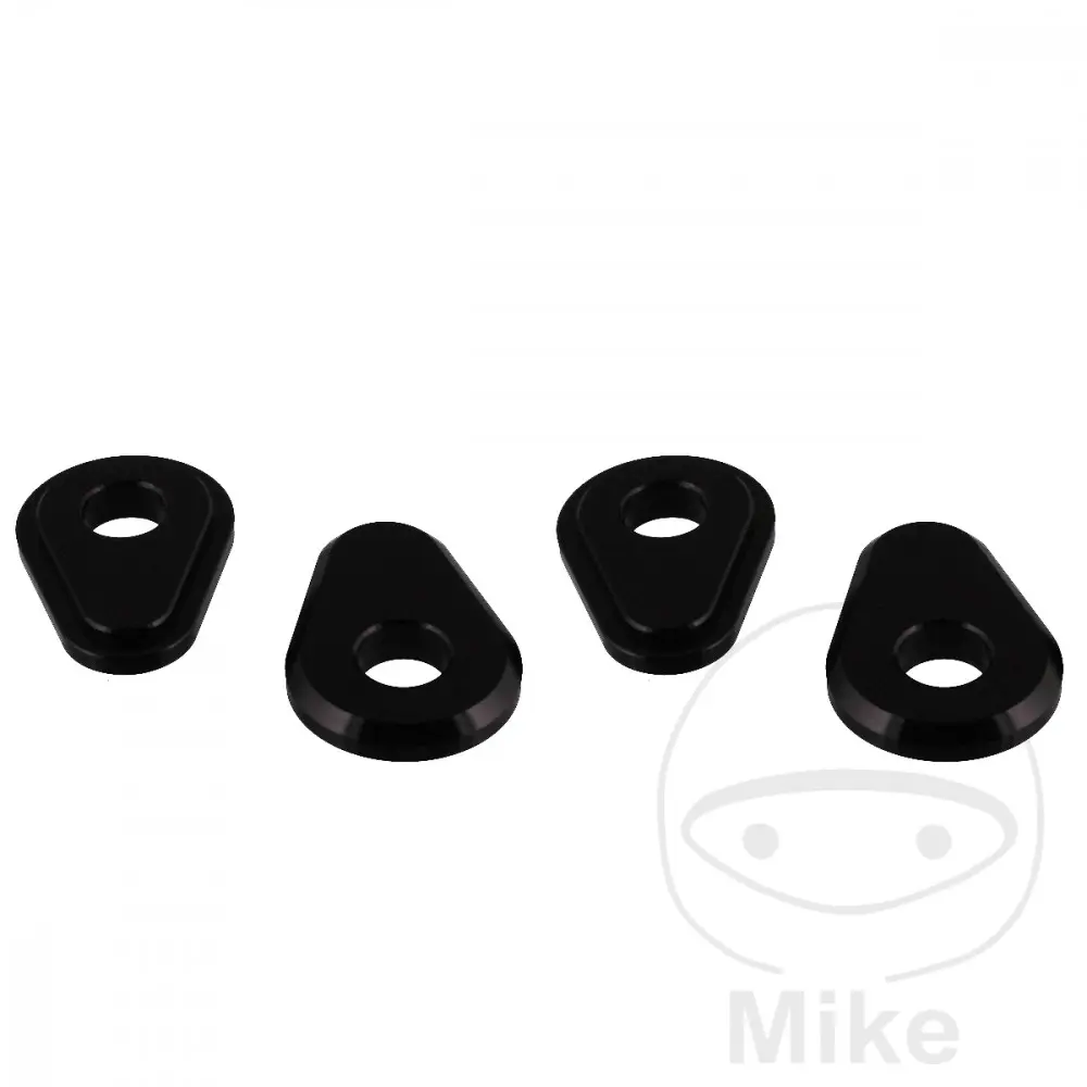 Placă de montare pentru claxoane aluminiu JMP 38.2X26.2MM negru