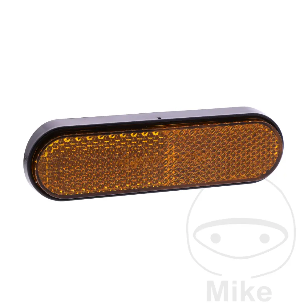 JMP Ovaler gebogener orangefarbener Rückstrahler