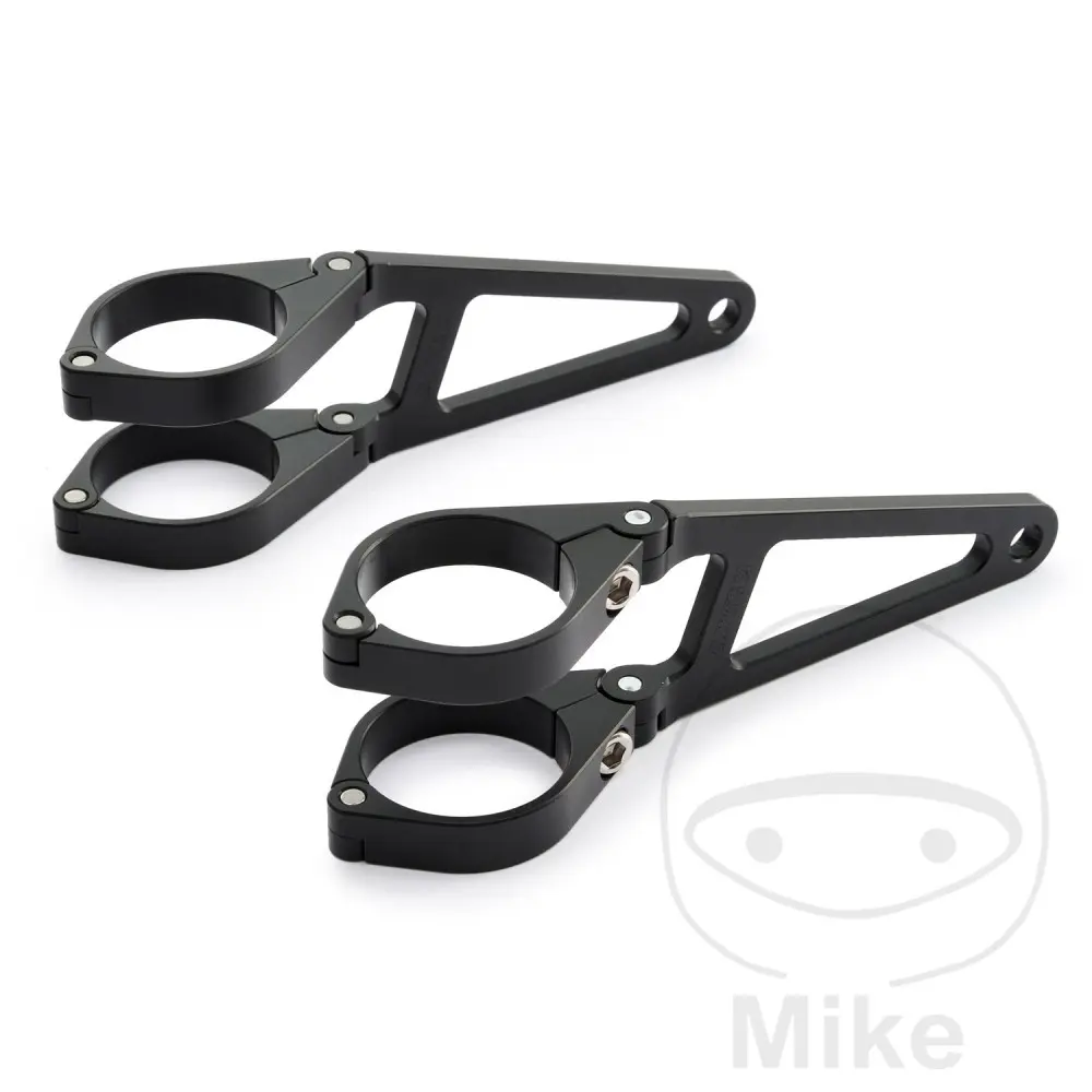 Daytona ヘッドライトブラケット 41mm ブラックアルミニウム